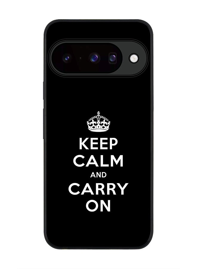 For Google Pixel 10 Case,Slim fit Camera Protection, Shockproof Thin Phone cover  - Keep calm and carry on